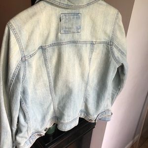 Light wash denim jacket